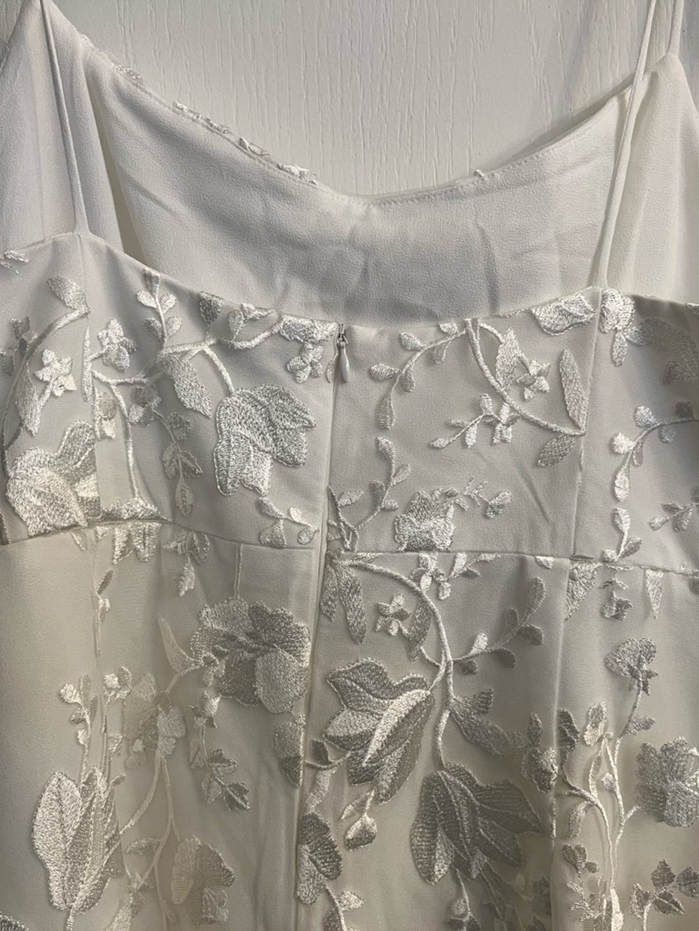 Park & Fifth White Lace Slip Dress - Picture 8 of 15
